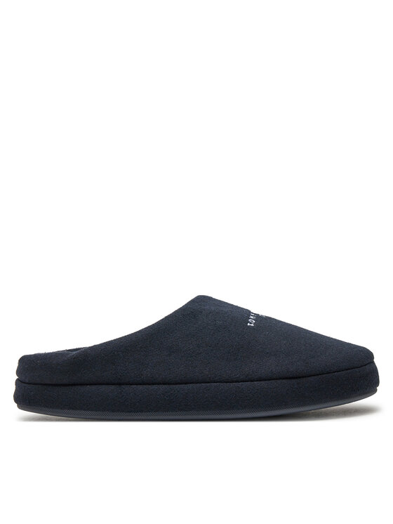 Tommy Hilfiger Papuče Felt House Shoe FM0FM05538 Tmavomodrá