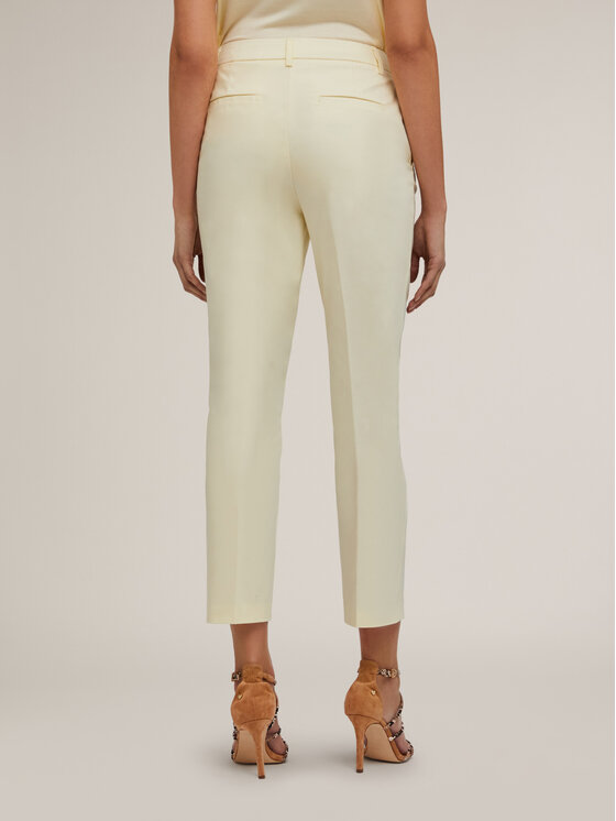 Motivi Motivi Pantaloni di tessuto P203Q303936N008 Giallo Regular Fit