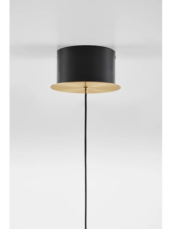 MIAhome MIAhome Lampa sufitowa LED z metalu i szkła mosiężna Necsar Biały
