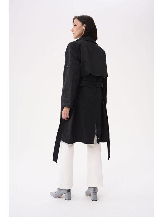 blue shadow blue shadow Trencz Erin BS Czarny Standard Fit