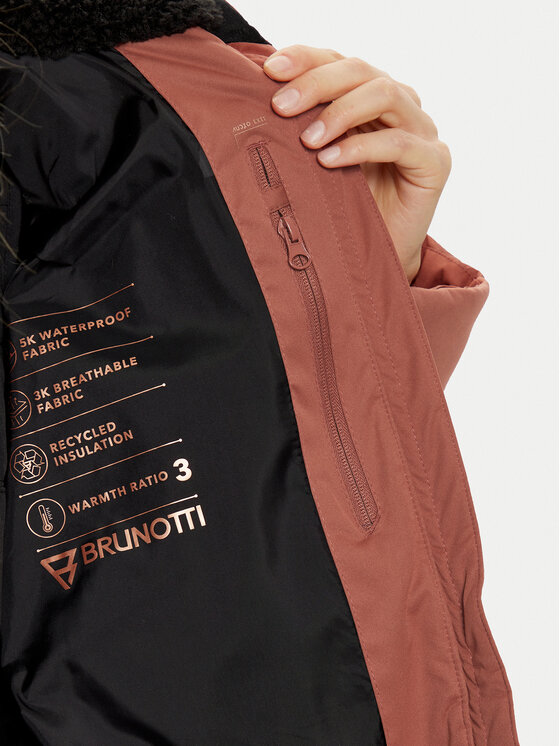 Brunotti Brunotti Zimska jakna Charlotte 2322180305 Smeđa Regular Fit
