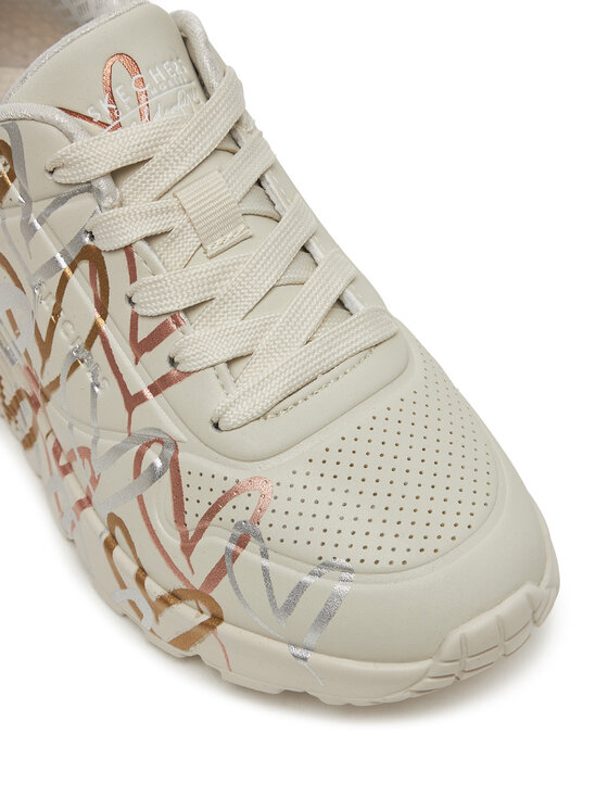 Skechers Skechers Sneakersy Uno Lite - Metallic 314067L/NTMT Bílá