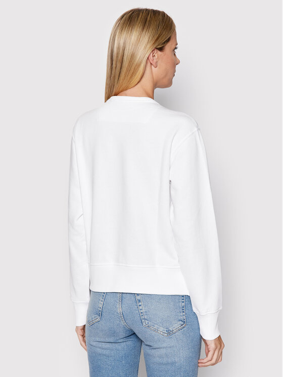 Guess Guess Суитшърт W2GQ30 KB4N1 Бял Relaxed Fit