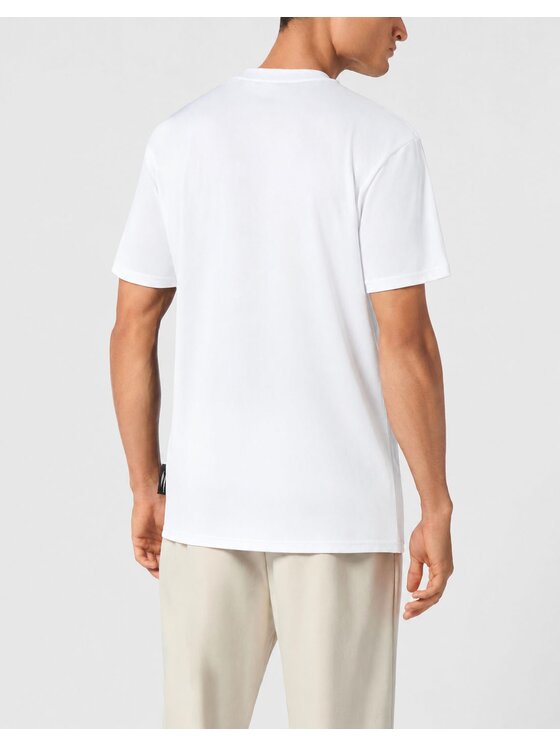 Plein Sport Plein Sport T-Shirt 31031 Biały Regular Fit