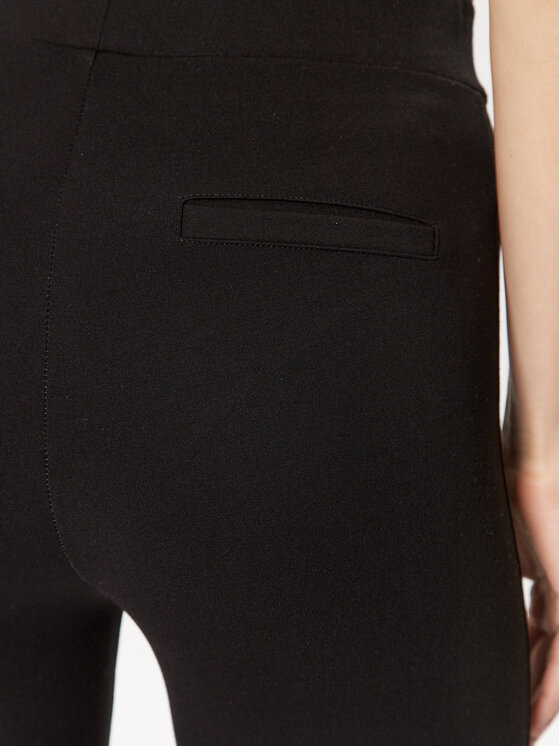 Gina Tricot Regular Trousers 'Luna' in Black