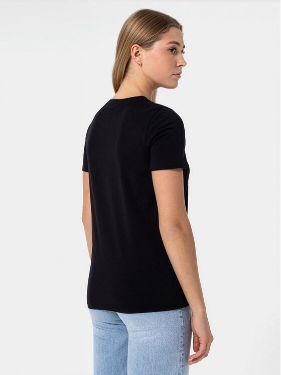 BASICLO BASICLO T-Shirt BSL-004-99 Czarny Regular Fit