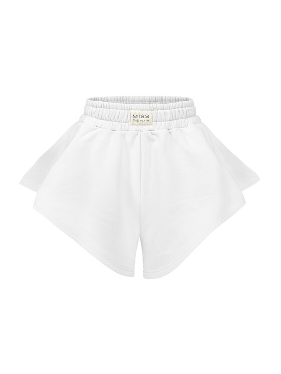 MissDenim MissDenim Szorty sportowe Flippy Skorts Biały Basic Fit