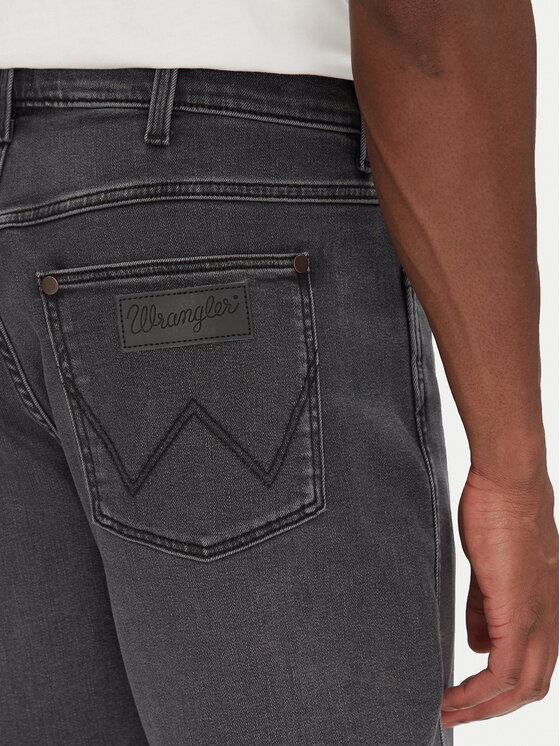 Wrangler Wrangler Pantaloni scurți de blugi Frontier 112364834 Gri Relaxed Fit