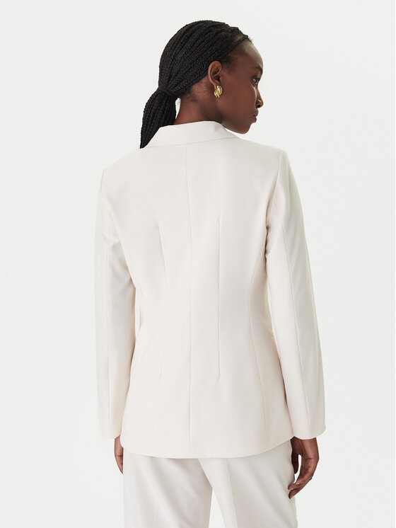 Marella Marella Pintsak Tropico 2613041121 Valge Regular Fit