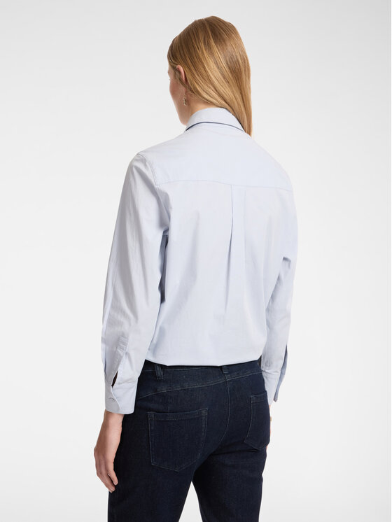 Elena Mirò Elena Mirò Camicia 5143P000198N004 Turchese Slim Fit