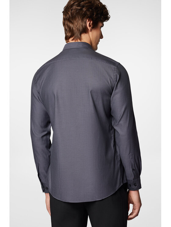 Próchnik Próchnik Koszula PM48 KO073224000045 Szary Slim Fit