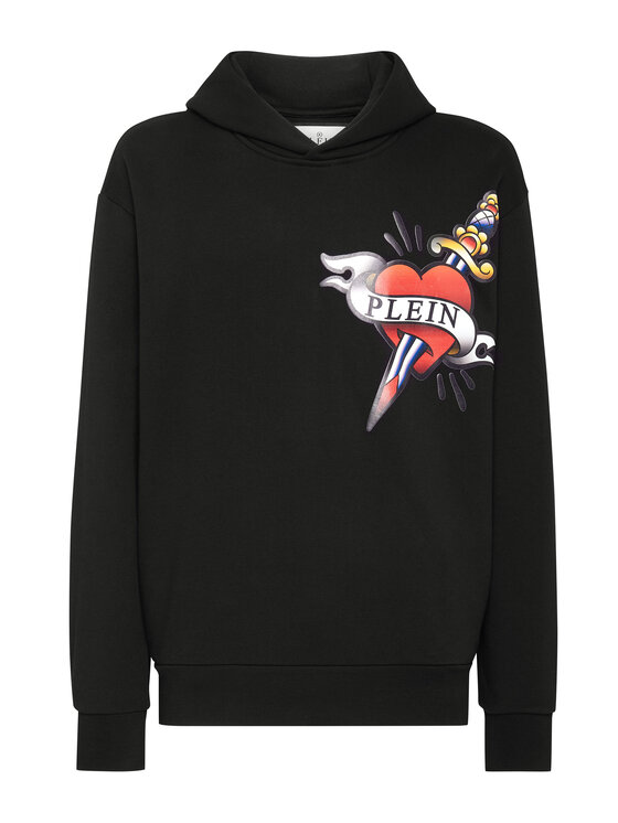 PHILIPP PLEIN PHILIPP PLEIN Mikina 1463 Čierna Regular Fit