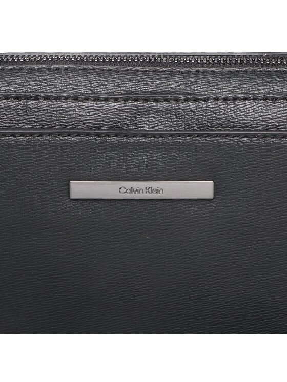 Calvin Klein Calvin Klein Torba na laptopa Modern Metal Portfolio K50K510568 Czarny