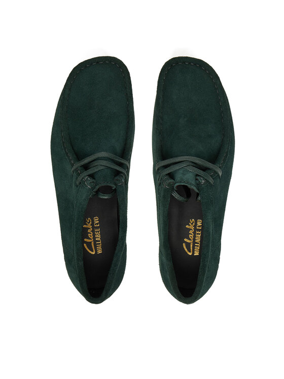 Clarks Clarks Īsi apavi WallabeeEVOSh 26184613 Zaļš