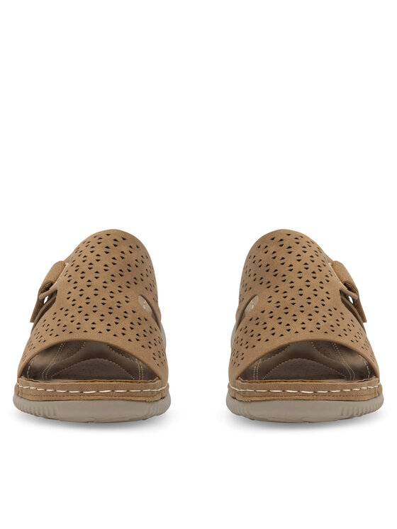 Clara Barson Clara Barson Pantoletten WYL05010-17 Beige