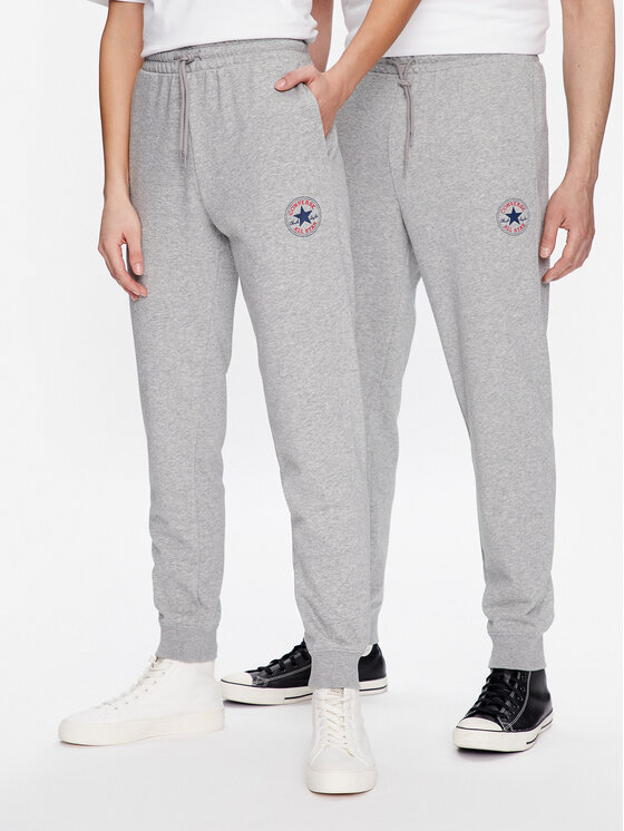 Converse Converse Спортивні штани Unisex Go-To All Star Patch 10024947-A02 Сірий Regular Fit