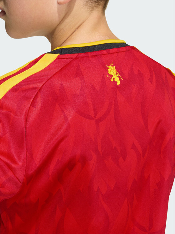 adidas adidas Koszulka techniczna Belgium 26 Home Kids Jersey Czerwony Regular Fit