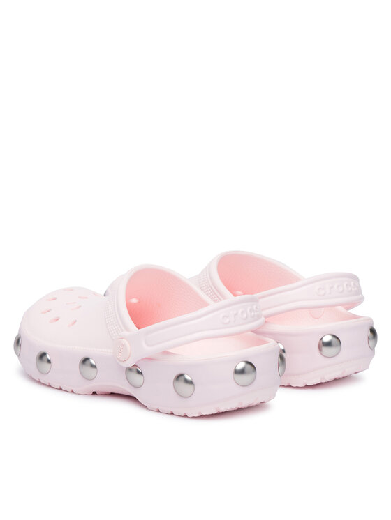 Crocs Crocs Šlepetės Classic Big Studded Clog 214236 Šviesiai rožinė
