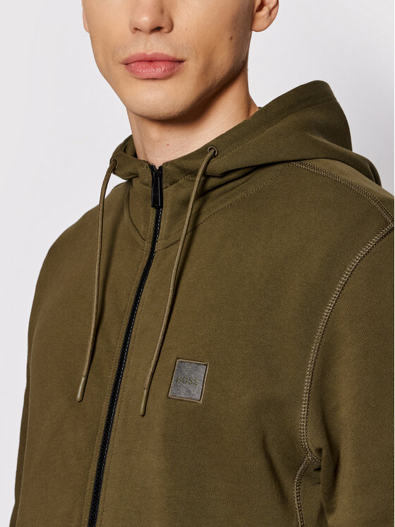 Felpa Zetalk 1 50462789 Verde Relaxed Fit