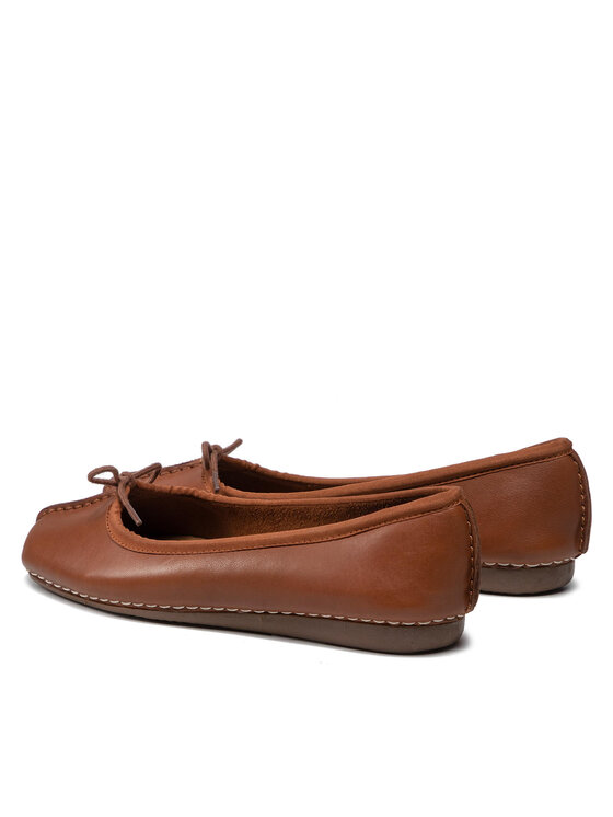 Clarks Clarks Baleriny Freckle Ice 203529304 Brązowy