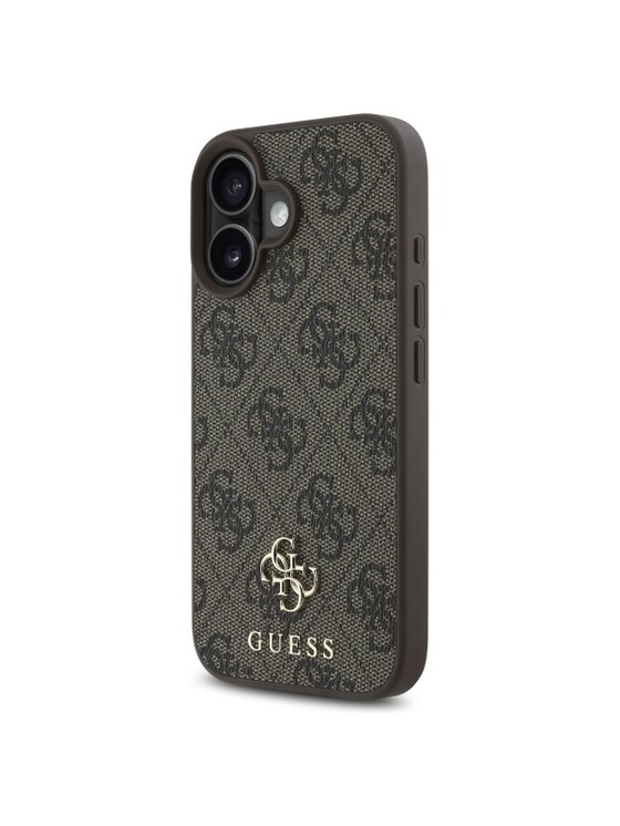 Guess Guess Etui na telefon Small Classic MagSafe Brązowy