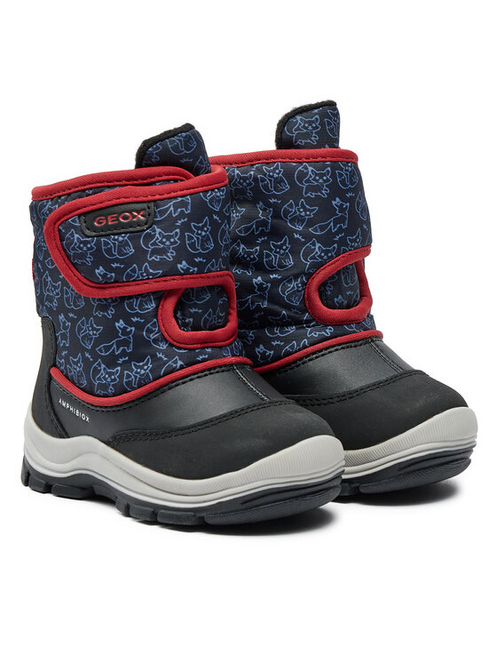 Geox Geox Μπότες Χιονιού B Flanfil Boy B Abx B263VE 0BCMN C0048 M Μαύρο