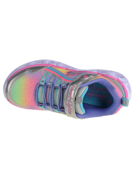 Skechers Skechers Sneakersy Skechers Heart Lights-Rainbow Lux Szary
