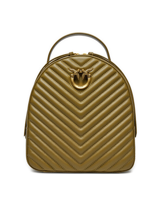 PINKO Rucksack Love Click Classic Backpack AI 24 25 PLTT 102530 A1J2 Khakifarben Modivo