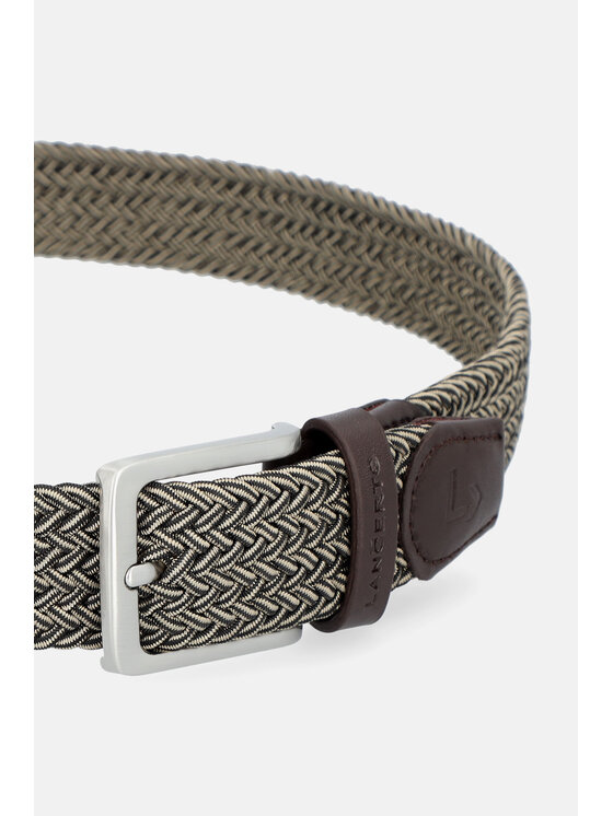 Lancerto Lancerto Pasek Męski Pleat PS090124000026 Czarny