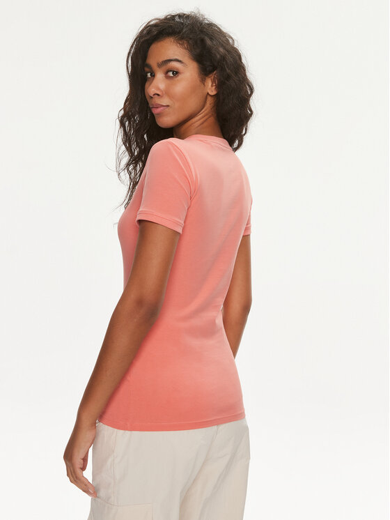 Guess Guess T-Shirt W2YI45 J1314 Korallenfarben Slim Fit