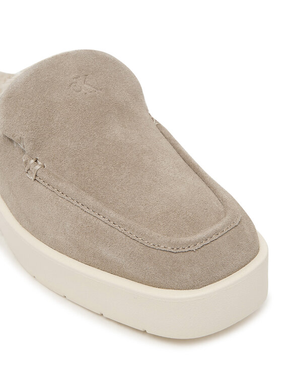 Calvin Klein Calvin Klein Plätud Flatform Mule Suede Wl HW0HW03182 Beež
