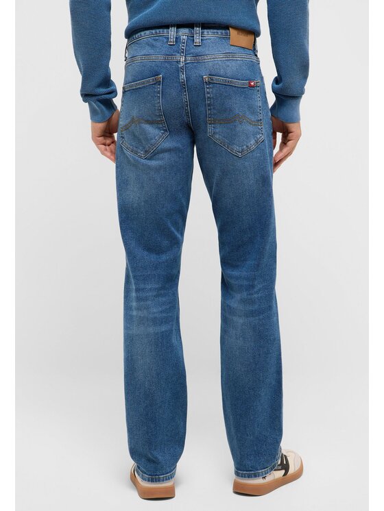 Mustang Mustang Jeansy Style Michigan Straight Niebieski Straight Fit