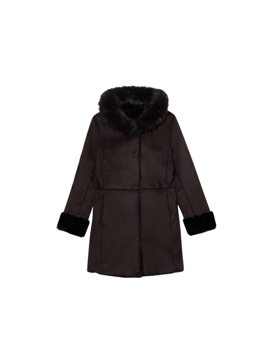 Oltre Oltre Płaszcz zimowy 8716R001283N032 Brązowy Baggy Fit
