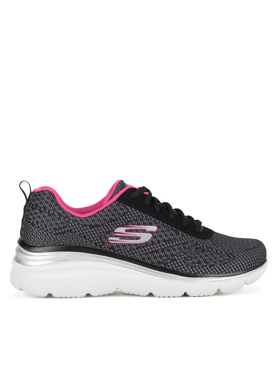 Skechers Skechers Sportcipők FASHION FIT - BOLD BOUNDARIES 12719 BKHP Fekete