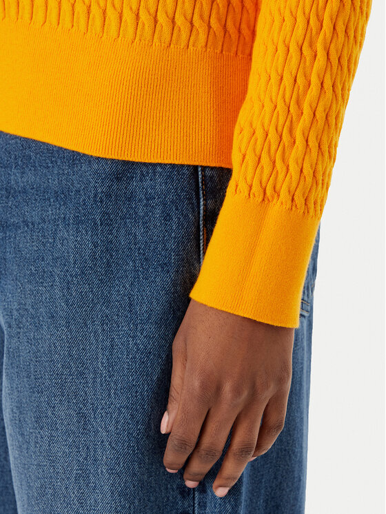 Tommy Hilfiger Tommy Hilfiger Pullover Fine WW0WW44993 Orange Regular Fit