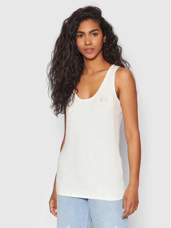 Liu Jo Sport Top TA2082 J5003 Biela Regular Fit