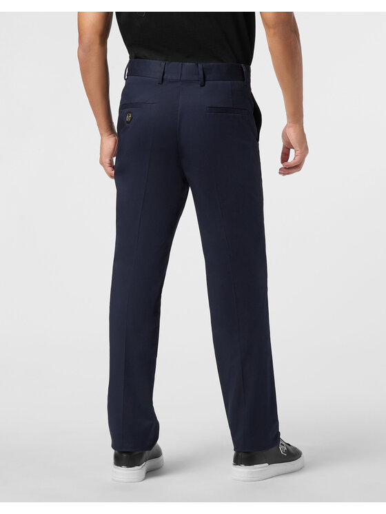 PHILIPP PLEIN PHILIPP PLEIN Chinosy 26135 Granatowy Chino Fit