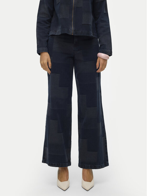 Vero Moda Jeans Remy 10321077 Blu scuro Wide Leg, taglia : 28_30