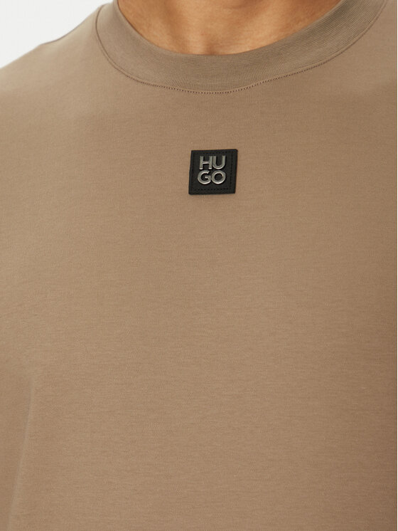 HUGO HUGO T-shirt Dalile 50505201 Smeđa Regular Fit