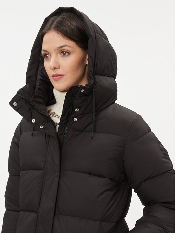s.Oliver s.Oliver Geacă de iarnă 2134857 Negru Loose Fit