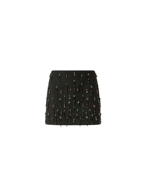 PINKO PINKO Φούστα Memory gonna poly viscosa Μαύρο Slim Fit