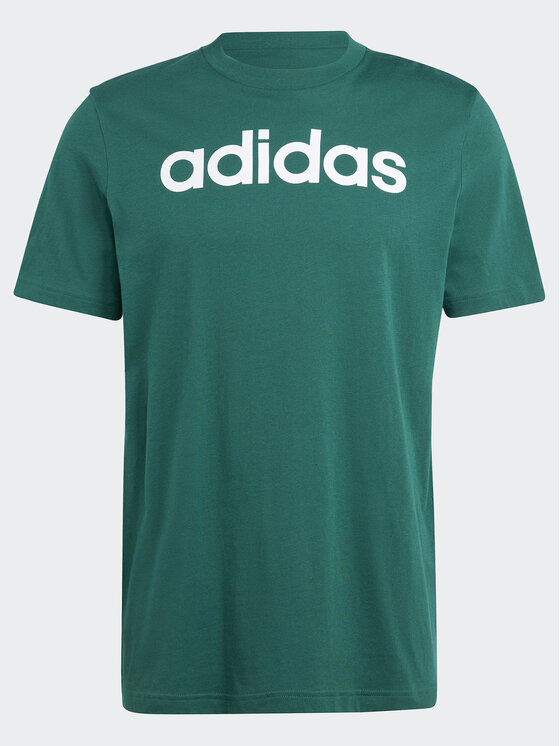 Adidas essentials linear tee best sale