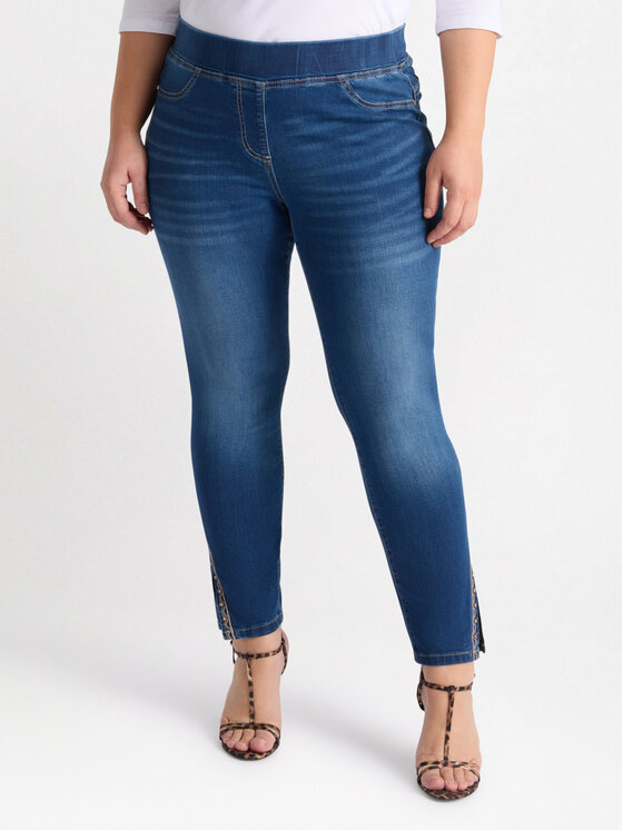 Fiorella Rubino Fiorella Rubino Jeansy P576T004812N024 Niebieski Skin Fit