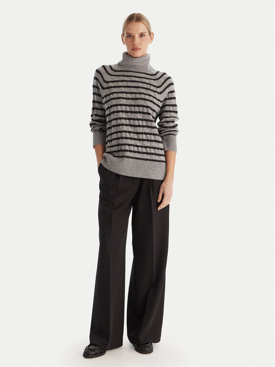 Tommy Hilfiger Tommy Hilfiger Поло WW0WW46791 Сив Regular Fit