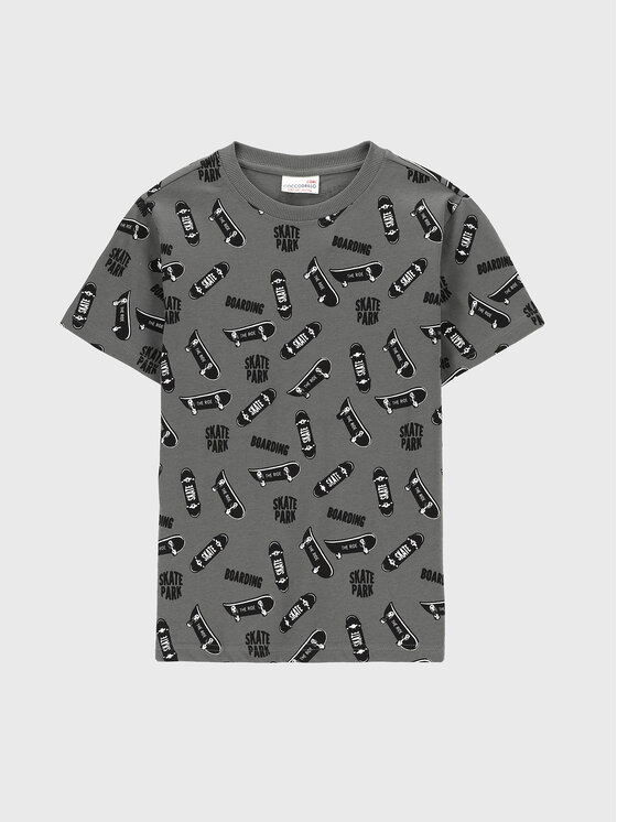 Coccodrillo Coccodrillo T-Shirt ZC2143220EVB Grau Regular Fit
