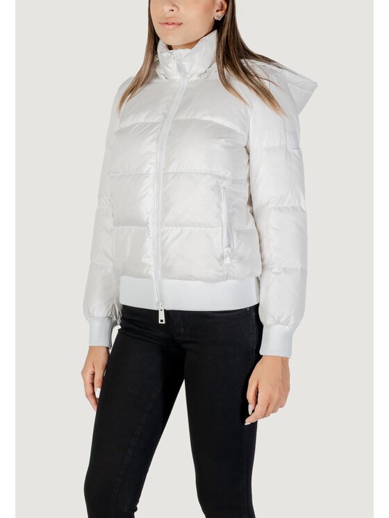 Armani Exchange Armani Exchange Kurtka puchowa DOWN JACKET Biały Casual Fit