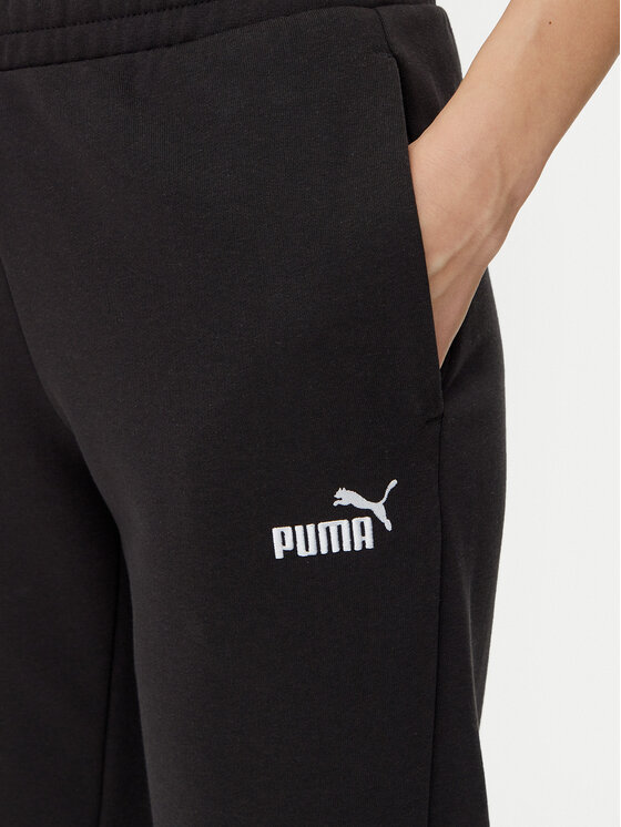 Puma Puma Долнище анцуг Ess Small No. 1 Logo 682454 Черен Regular Fit