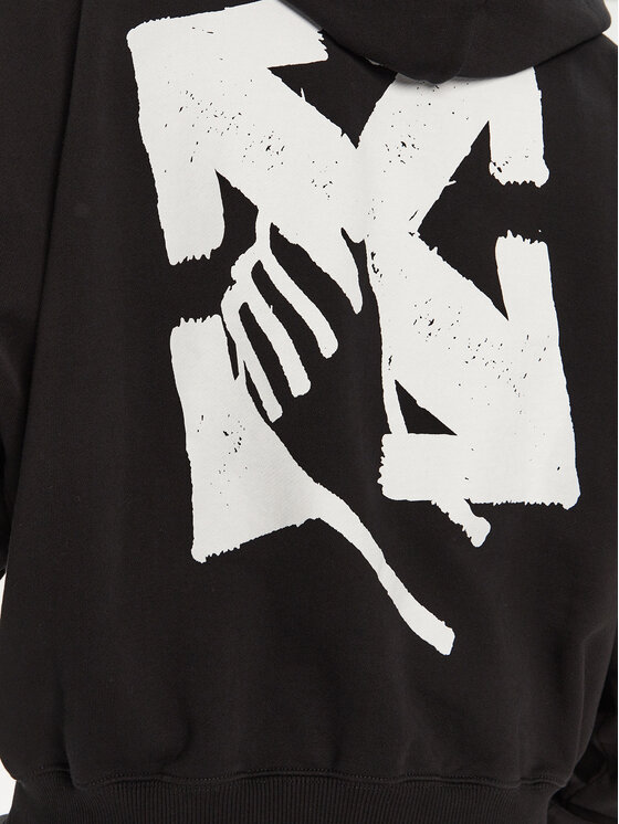 Off-White Off-White Μπλούζα OMBB110S23FLE0031001 Μαύρο Regular Fit