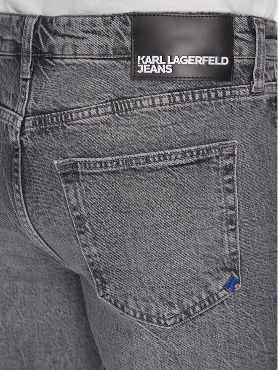 Karl Lagerfeld Jeans Karl Lagerfeld Jeans Pantaloni scurți de blugi A2M10082 Gri Slim Fit
