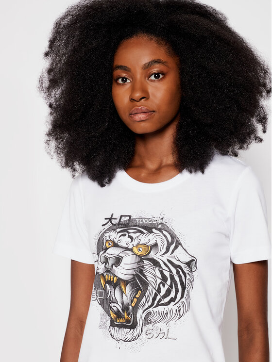 T-shirt Wildcat D Bianco Regular Fit